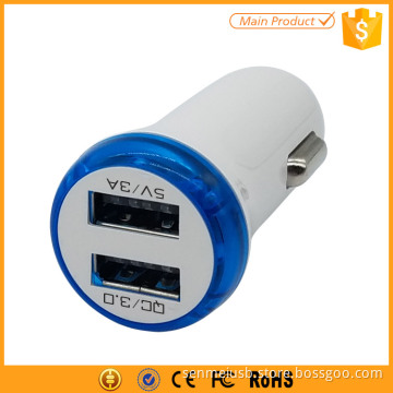 2016 new qc2.0 fast charging 2 usb car charger